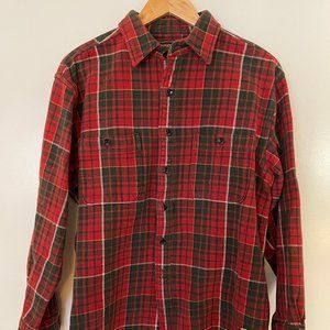 Vintage Abercrombie Flannel Shirt-Jacket